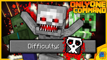 Minecraft: New Difficulty HELL in only one command! (1.8)