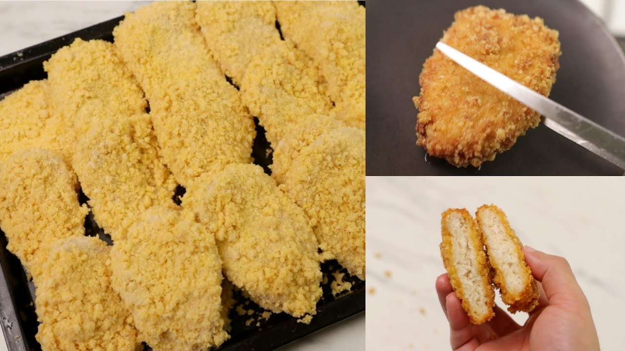 عملت بنص كيلو صدور دجاج 2كيلو من بانيه الشركات بااسرار المصانع اللي لاول مره هتعرفوها !!