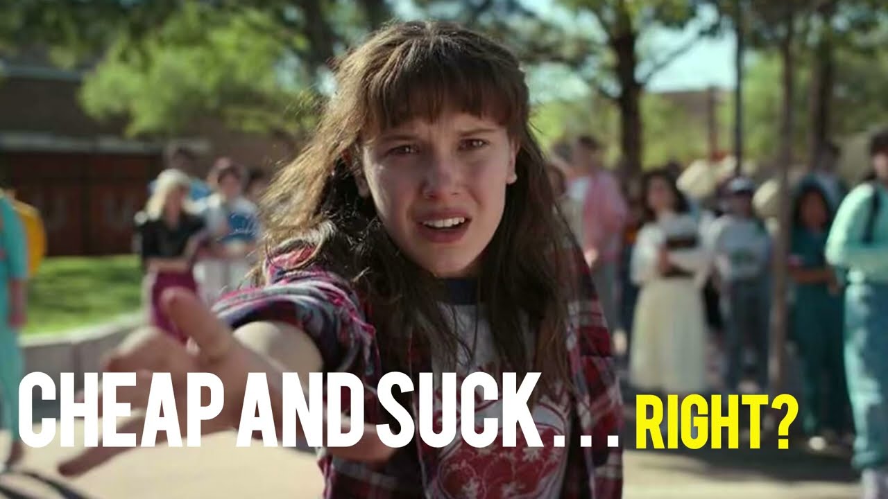 it’s a made for Netflix series, so it’s going to be cheap and suck…right?