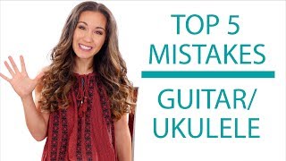 5 Mistakes You Might Be Making - Guitar/Ukulele chords