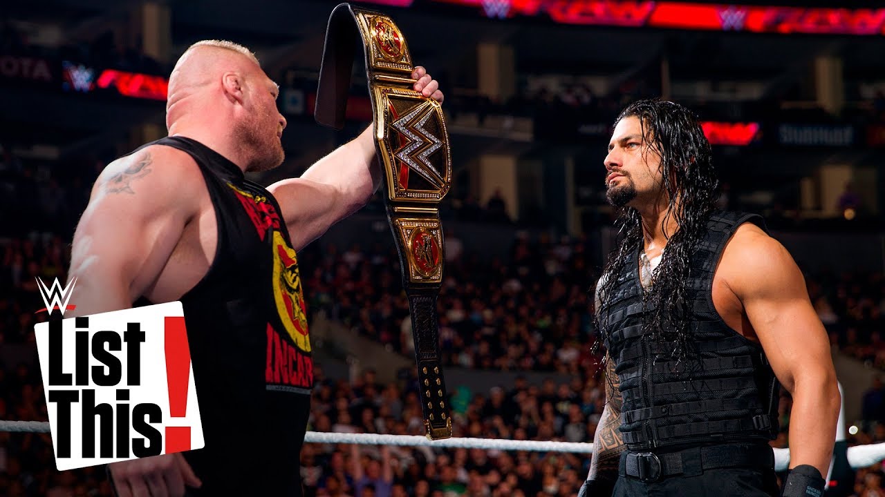 Roman Reigns 5 Greatest Rivals Wwe List This Youtube