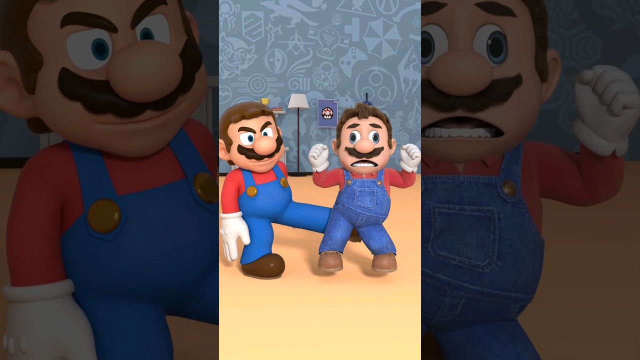 Old Mario And New Mario!😂