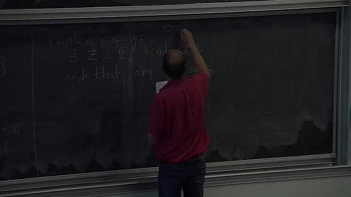 F. Loray - Painlev equations and isomonodromic def...