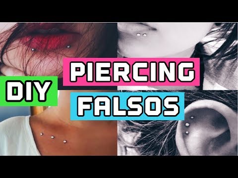 DIY | Como Hacer Piercings Falsos en Casa y que Parezcan REALES @SweetyYR