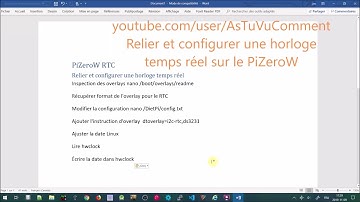 Relier et configurer une horloge temps réel DS3231 sur le PiZeroW
