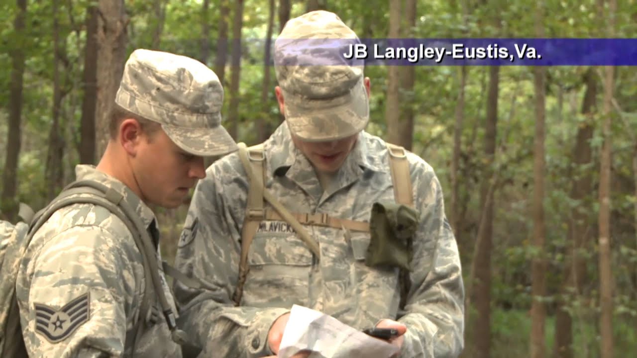 Air Force Report: Airmen Land Navigation Course