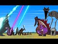 Godzilla  kong vs evolution of shincatnap  dogday zoonomaly monsters evolution mystery  funny