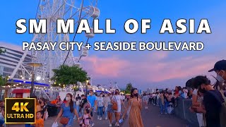 moa Walk At Sm Mall Of Asia And Seaside Boulevard Most Famous In The Philippines 4k