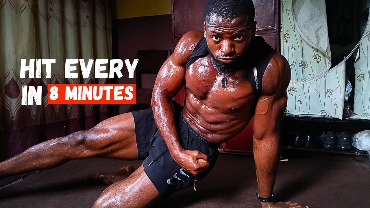 HIT EVERY MUSCLES IN 8 MINUTES (BURN & BUILD) - YouTube