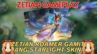 Zetian Roam Gamit ang New Starlight Skin (Effective Kaya?) | Zetian Gameplay