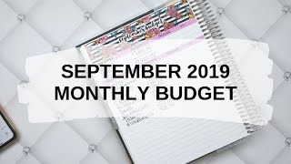 Budget With Me | September 2019 | Monthly Budget | Our Last Month Saving For The House 😬