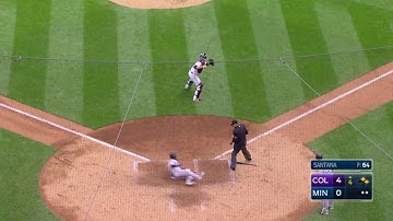 COL@MIN: Blackmon lines an RBI single to center field