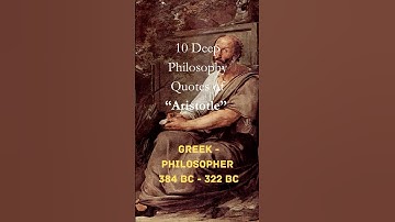 10 Deep Philosophy Quotes of Aristotle #motivation #quote #success