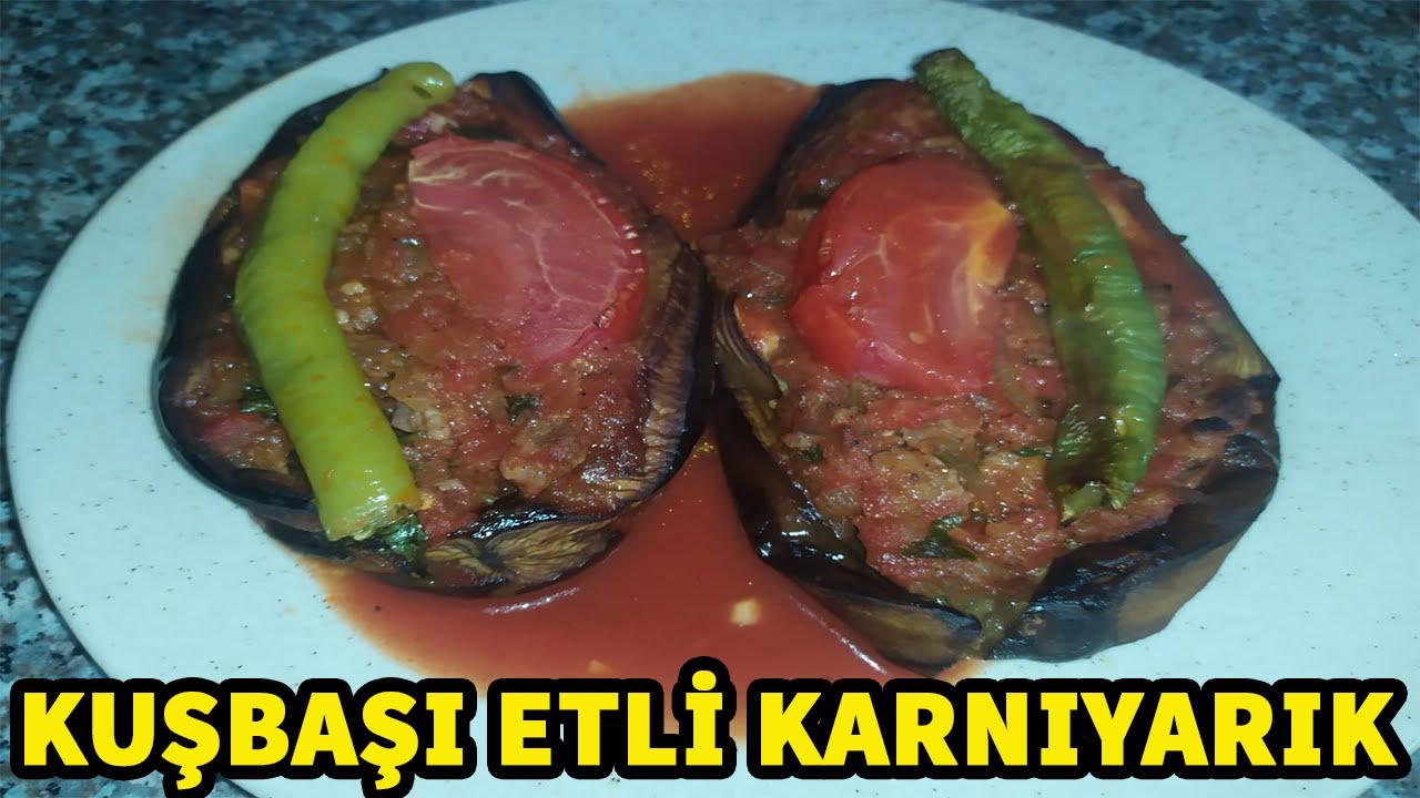 Evde Kuşbaşı Etli Karnıyarık Yemeği Tarifi (Nefis ve Çok Lezzetli)