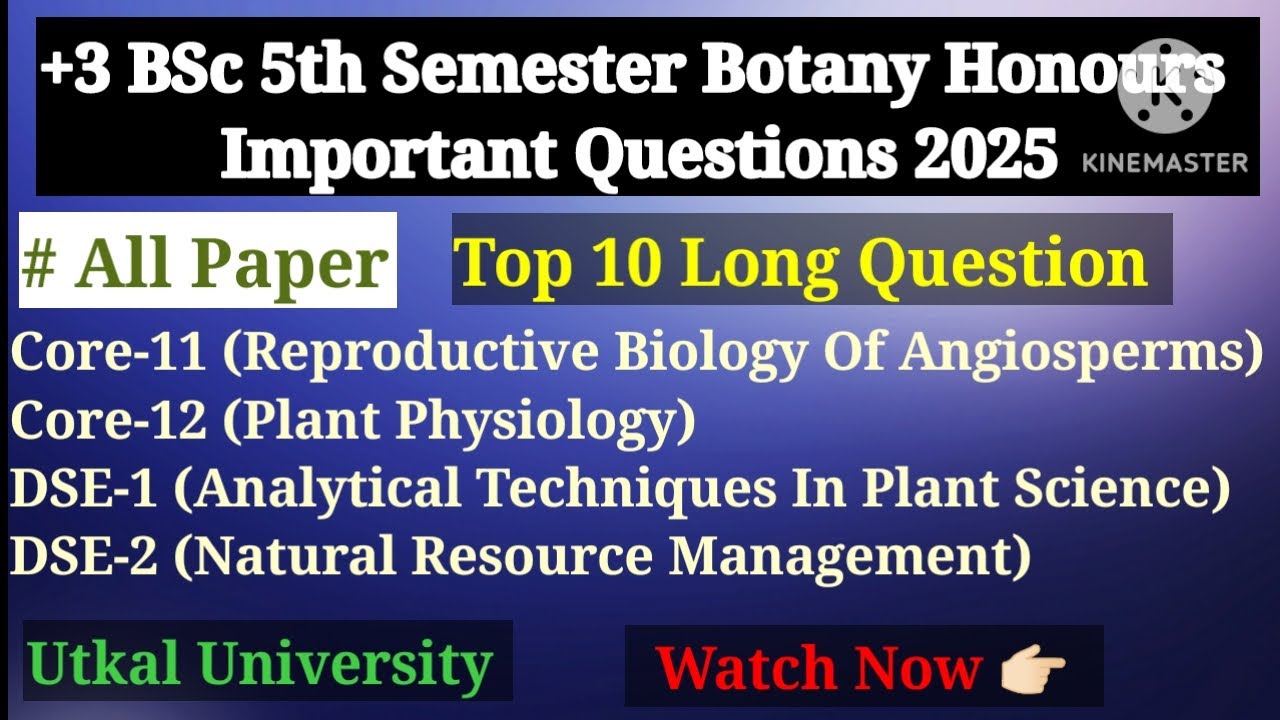 +3 Бакалавр наук, 5-й семестр, ботаника, важные вопросы, 2025 г. || Все статьи || Университет Утк...
