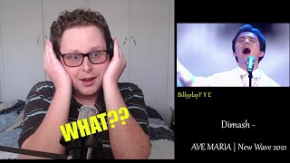 Dimash  AVE MARIA  New Wave 2021 REACTION😲🌟