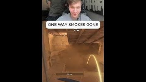 First CS2 Mirage One Way Smoke