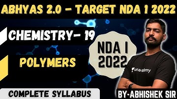 Chemistry For NDA- 19 | Abhyas 2.0 Complete Batch For NDA 1 2022 | Learn With Sumit