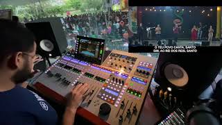 Santo pra Sempre (Holy Forever) | LR da Behringer WING | Mixagem LIVE