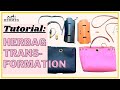 TUTORIAL: DISSEMBLE & RECOMBINE 2 HERMÈS HERBAGS /How to Change the Look of Herbag | My First Luxury