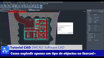 Tutorial CAD: Como Explodir Apenas um Determinado Tipo de Objectos no Ibercad+ para ZWCAD