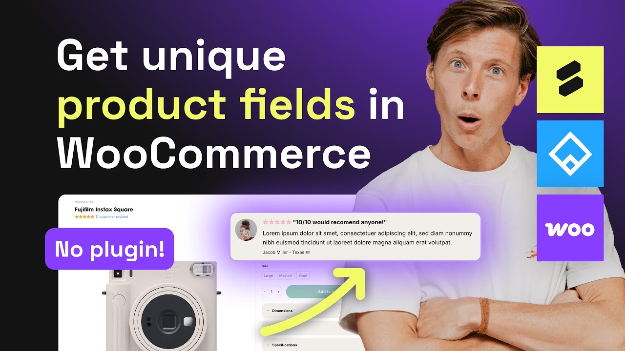 Unique Custom Product Fields in WooCommerce (No plugin required!)