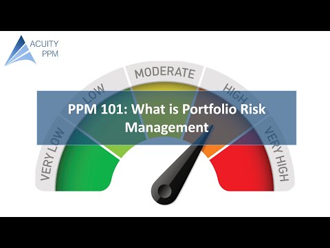 PPM 101   How to Manage Portfolio Risk