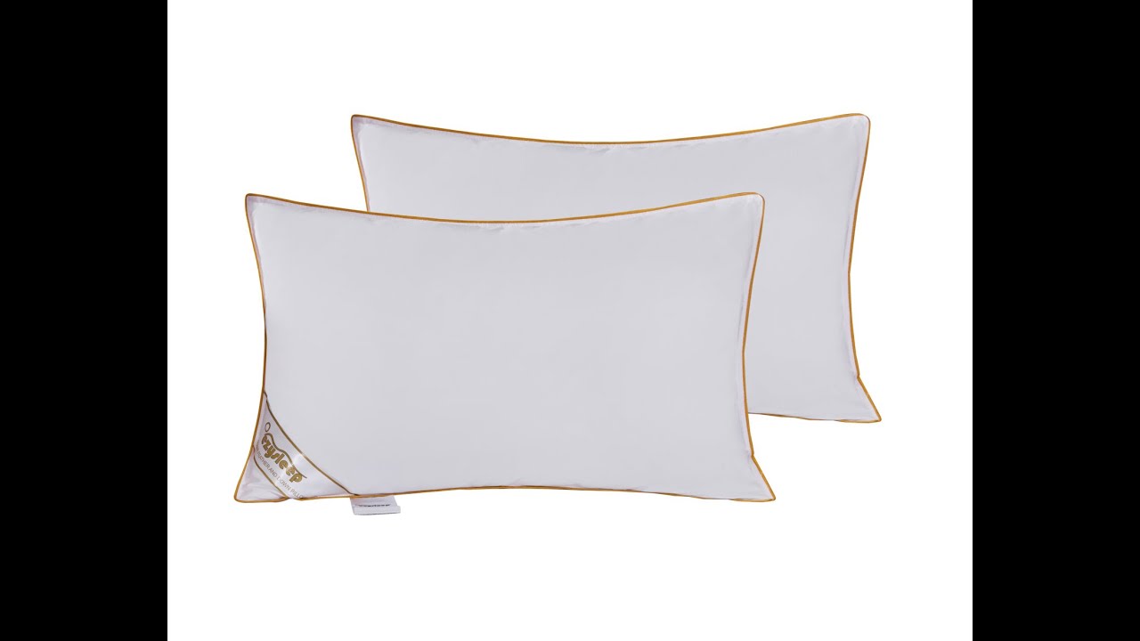Ezysleep Goose Feather & Down Pillows YouTube