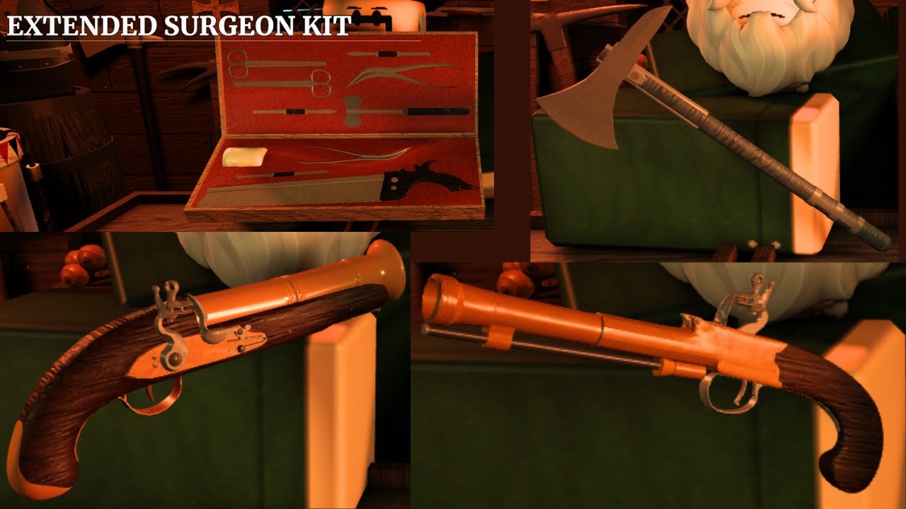 4 NEW WEAPONS AND SURGEON UTILITY! Guts & Blackpowder v0.12.0 Update