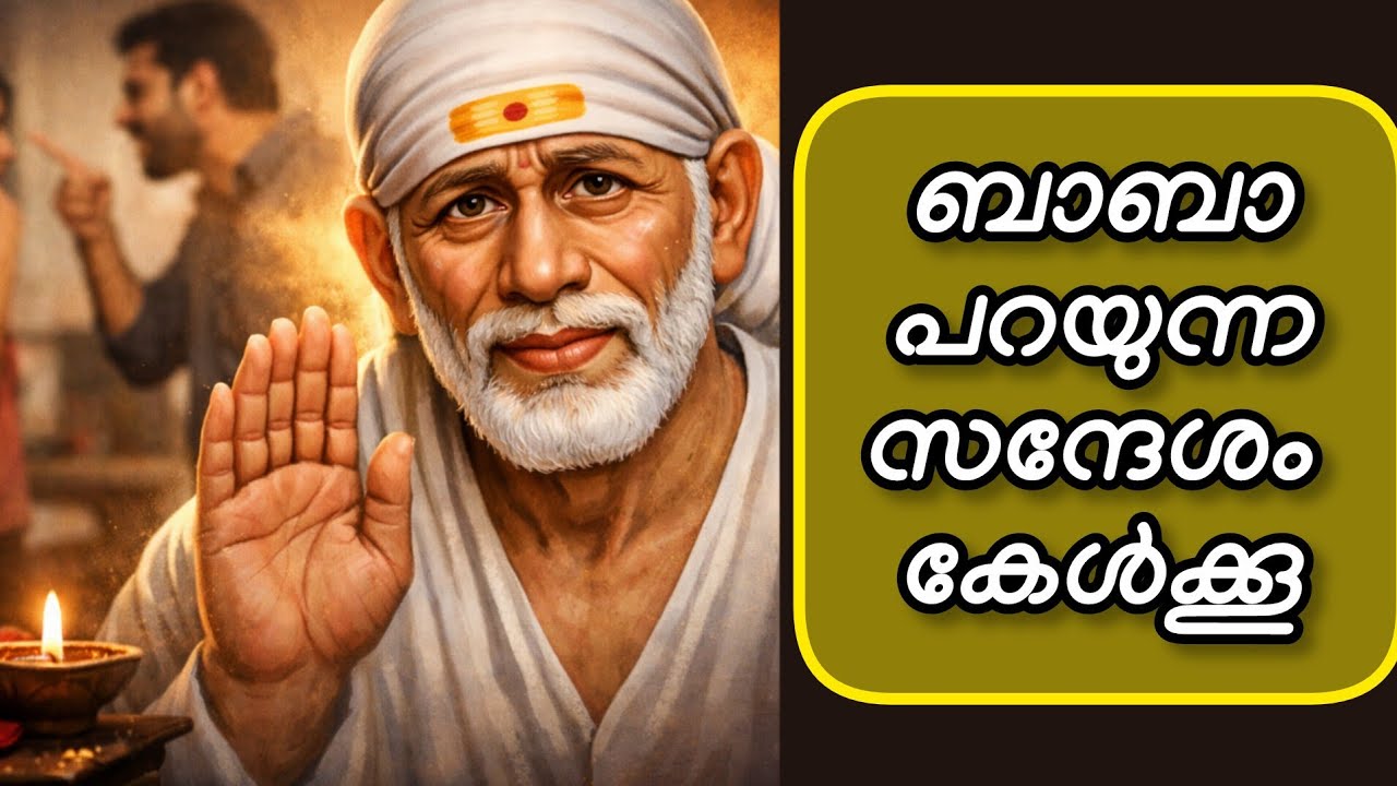 കുടുംബ പ്രശ്നങ്ങളിൽ വലയുന്നവർക്ക് ബാബയുടെ ശക്തമായ സന്ദേശം | Sai Baba Message Today