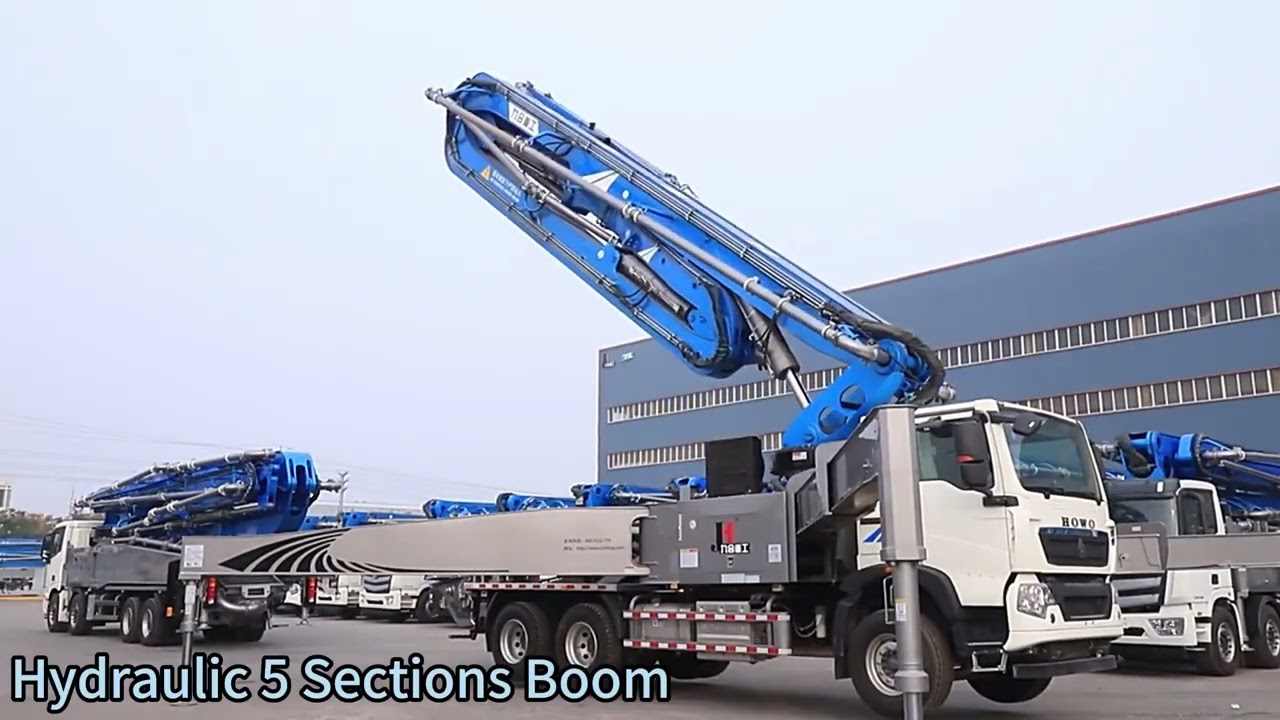 JIUHE 52 Meters Concrete Pump Truck.