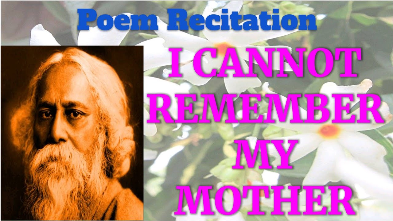I CANNOT REMEMBER MY MOTHER|ENG Language Resource|RECITE| 