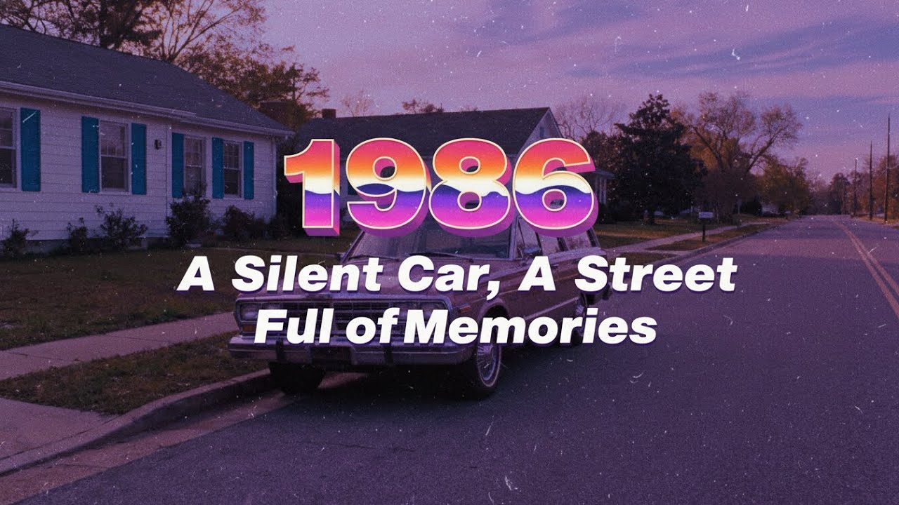 НАЗАД В 1986 — Безмолвный автомобиль, улица, полная воспоминаний // Ностальгия • Вейпорвейв микс
