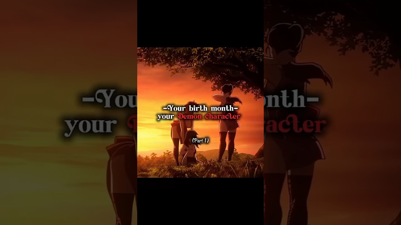 “Born in your month, forged by darkness 👹🔥” 