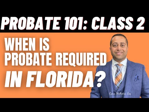 Video: Qual è la proprietà esente Florida Probate?