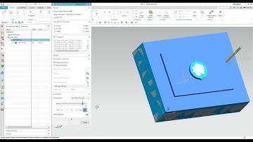 Siemens NX 12.0 | CNC Manufacturing Simulation | Program # 2 | NVIDIA GeForce GTX 1070 8GB
