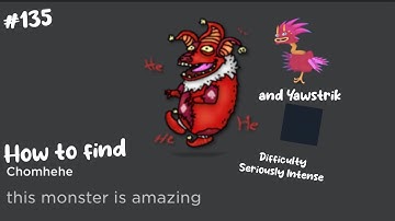 Find the chomiks but bad (135) | How to get Chomhehe and Yawstrik