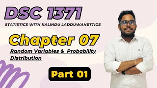 DSC 1371| Random Variables & Probability Distribution | Chapter 07 - Part 01 | Business Statistics