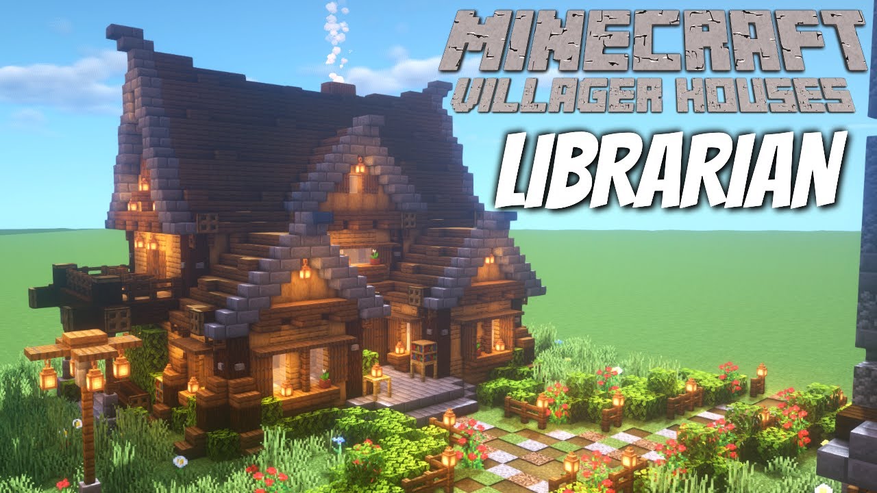  Minecraft  Villager Houses  How to make a Custom House  in 