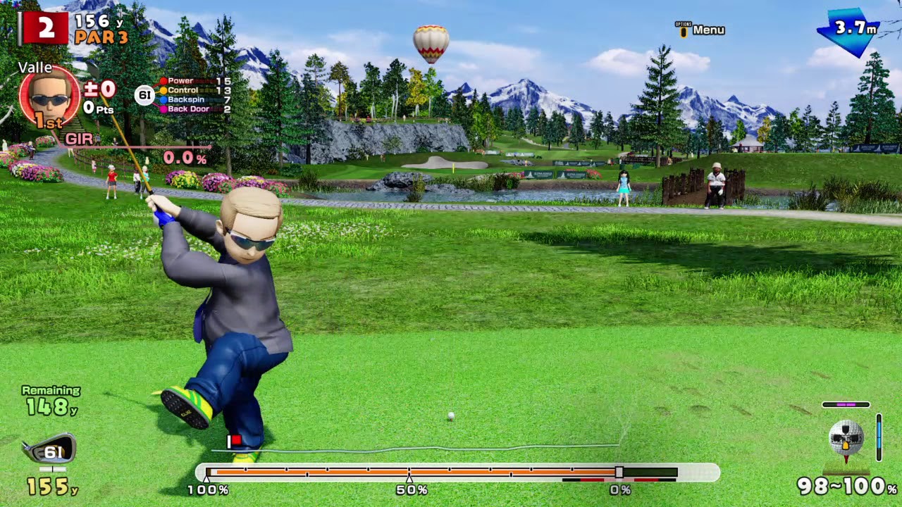 Super Backspin Hole in one Everybody's Golf 7 YouTube