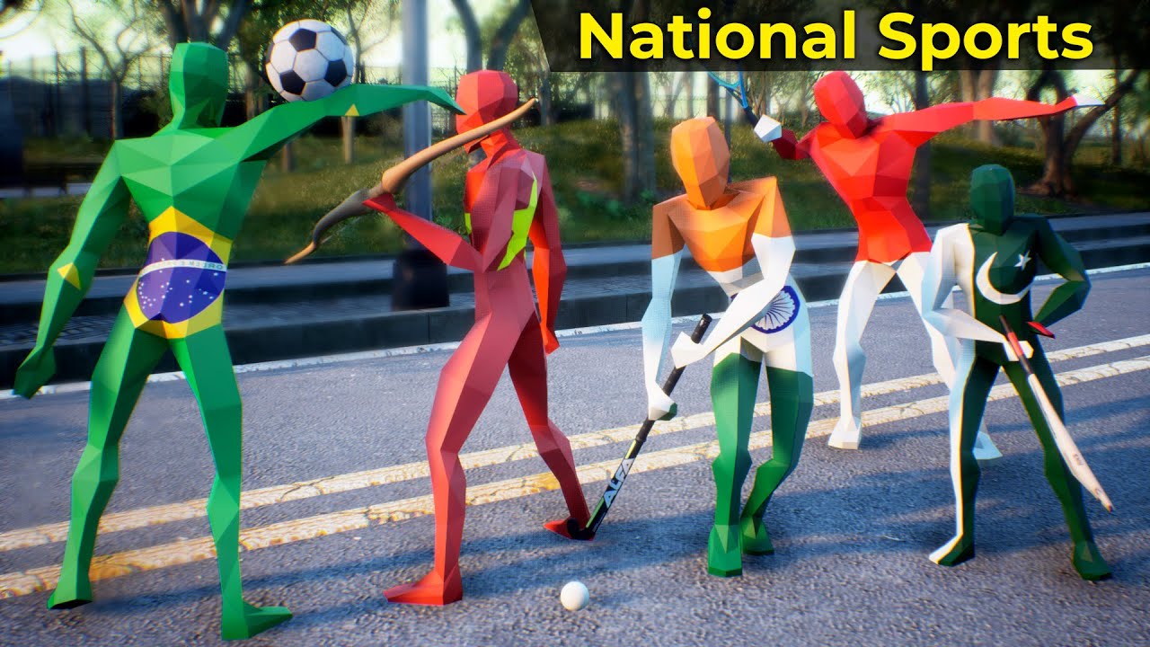National and Famous Sports by Countries | if Countries were Humans