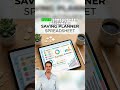 How to Save More Money Every Month (Automated Excel &amp; Google Sheets Planner)