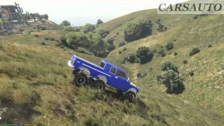 GTA 5 test mod Lada Niva 6×6,crash test cars Lada Niva 6×6,Download mod gta 5 screenshot 4