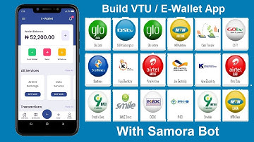 How To Create VTU or E-Wallet Application Using Your Smartphone