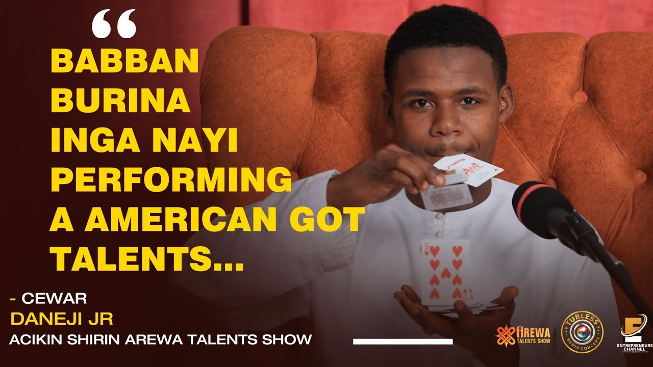 Tricks ba Rufa'ido bane shima Talent ne da ake koyansa inji Daneji_Jr a shirin #arewaTalentShow