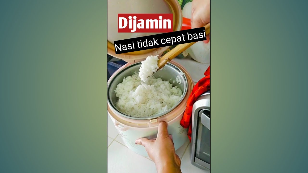 CARA AGAR NASI TIDAK CEPAT BASI DI RICE COOKER~ Endang Mengge