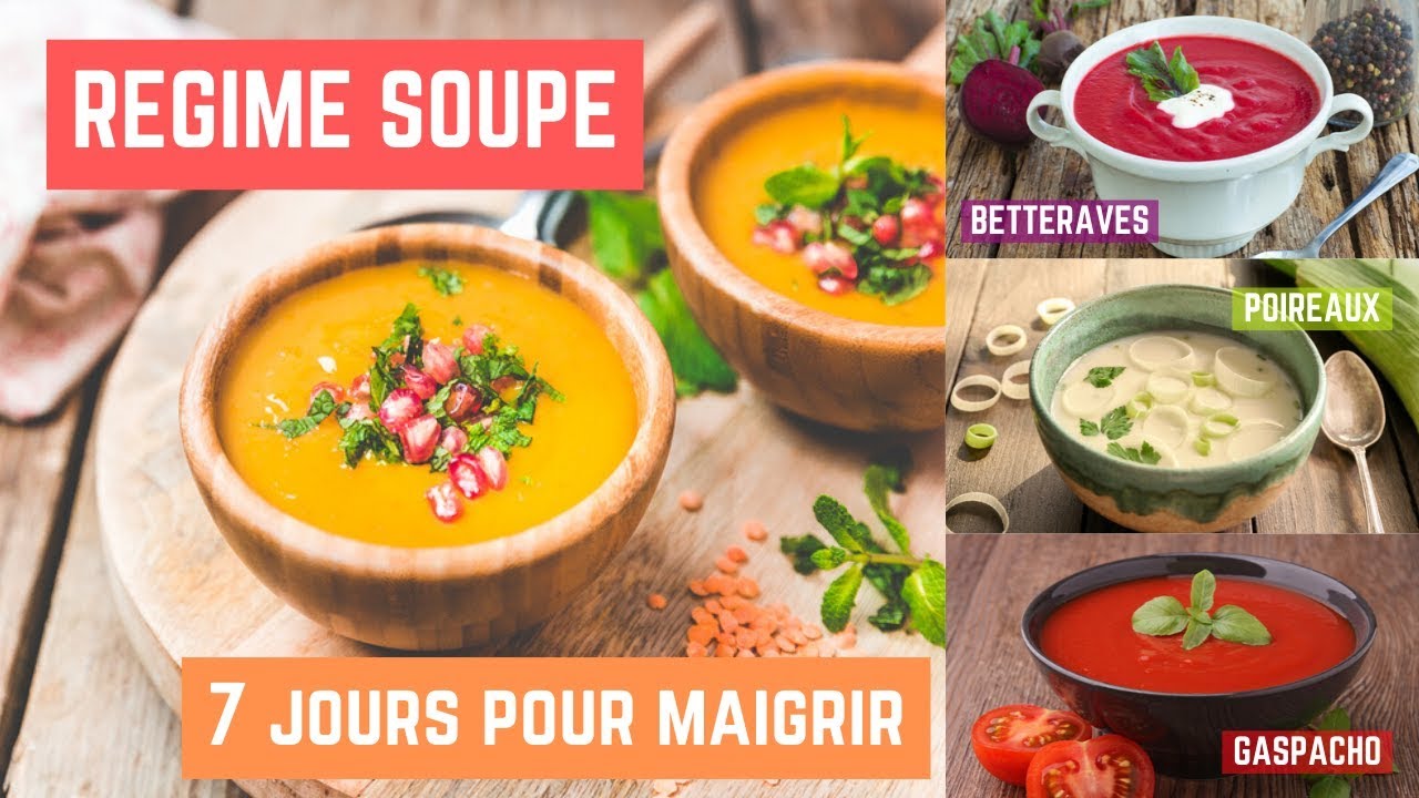 RÉGIME SOUPE : 5 recettes minceur gratuites ?? - YouTube