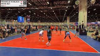 Live Stream: Triangle 16 Black vs OCVC 16-1, AAU Nationals 16 Open pool play, June 30th