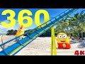 360 VR MINIONS Roller Coaster 🟨 Despicable Me Virtual Reality experience 4K ride 미니언 슈파배드 ミニオン
