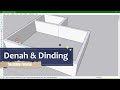 Denah dan Dinding - Mahir SketchUp dalam Sekejap
